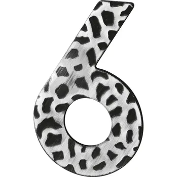 Domovní cedule Domovní číslo ACT "6" kované železo (POZOR! Doprodej - zboží na dotaz.)