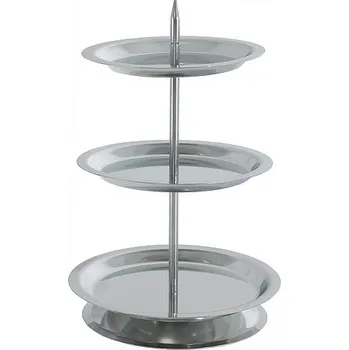 Etažér na ovoce nerez - výška 40 cm (Nerezový etažér na ovoce)