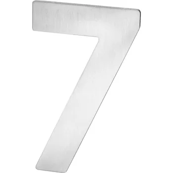 Domovní cedule Domovní číslo ACT "7" nerez (Výška číslice :12 cm)