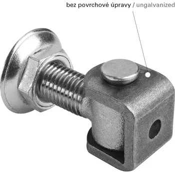 CAIS HN 24 nastavitelný pant s matkou pro kovové sloupky