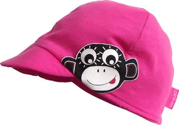 Čepice Čepice s kšiltem Pinkie Pink Monkey