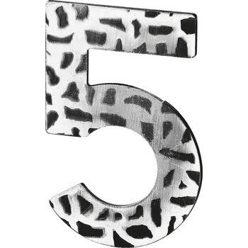 Domovní cedule Domovní číslo ACT "5" kované železo (POZOR! Doprodej - zboží na dotaz.)