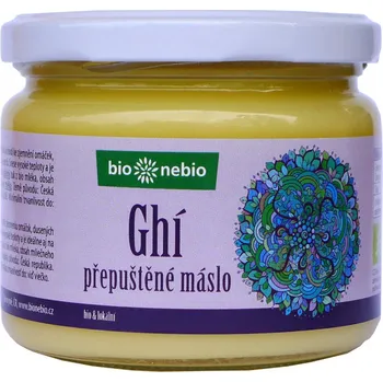 Přepuštěné máslo Ghí - přepuštěné máslo ČESKÉ BIO 330 ml