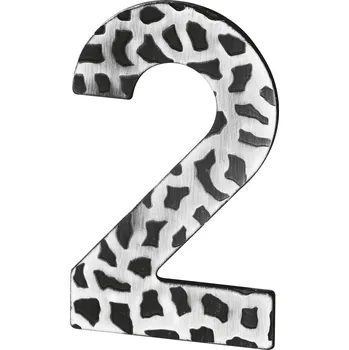 Domovní cedule Domovní číslo ACT "2" kované železo (POZOR! Doprodej - zboží na dotaz.)