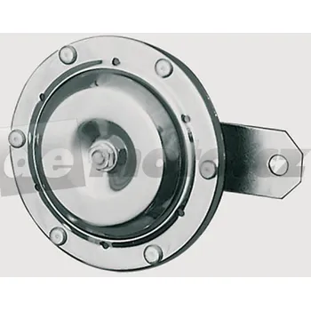 Houkačka Moto klakson 12V - průměr 100 mm - chromový
