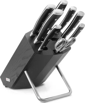 kuchyňský nůž Wüsthof Solingen Classic Ikon sada kuchyňských nožů černá 8 dílů