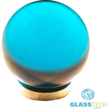 Vánoční ozdoba Sv. modrá skleněná koule 80 mm - Aqua (Sv. modrá skleněná koule o průměru 80 mm, aqua odstín)