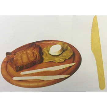 Příbor Nůž dřevěný 16,5cm (cena za 100ks)