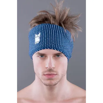 multifunkční nákrčník Bullish Gorro Pattern malé logo tm. modrá s bílým vzorem (Bullish Goro Pattern malé logo tm. modrá s bílým vzorem)