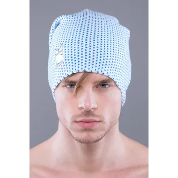 Nákrčník multifunkční nákrčník Bullish Gorro Pattern malé logo bílá s modrým vzorem (Bullish Goro Pattern malé logo bílá s modrým vzorem)