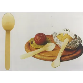 Příbor Lžíce dřevěná 16,5cm (cena za 100ks)