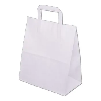 Nákupní taška Papírové tašky 260x140x300mm - Bílá