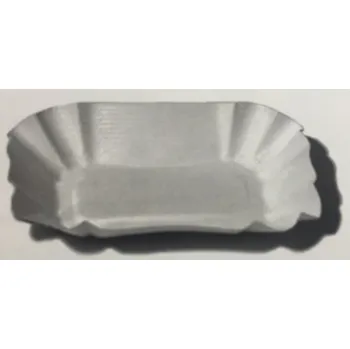 Jednorázové nádobí Papírová miska hranatá 9x14x3cm (cena za 250ks)