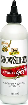 Kosmetika pro koně Absorbine Show sheen detangler gel 118 ml