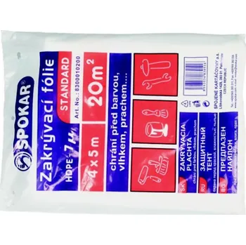 SPOKAR 8300010200 4 x 5 m Zakrývací fólie na malování SPOKAR 8300010200 4 x 5 m