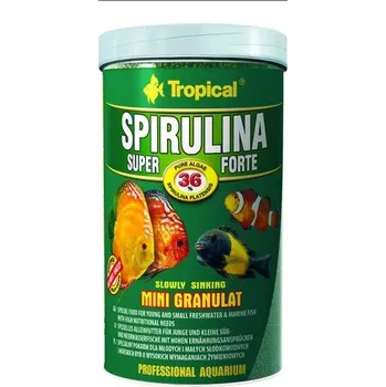 Krmivo pro rybičky TROPICAL Super Spirulina Forte mini gran.36% 100ml