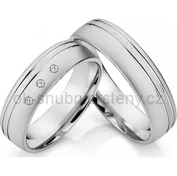 Prsten Stříbrné snubní prsteny ST1015