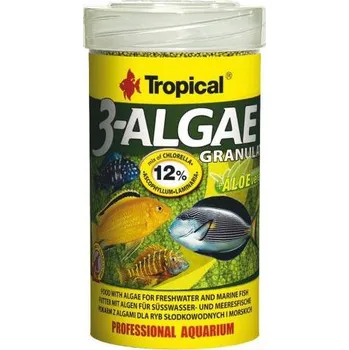 Krmivo pro rybičky TROPICAL 3-Algae Granulat 100ml