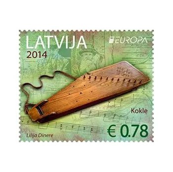 Poštovní známka Latvia Post (2014) MiNr. 904 - 905 ** - Lotyšsko - Europa: Nástroje lidové hudby (2)