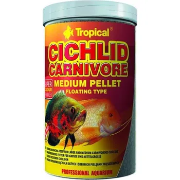 Krmivo pro rybičky Tropical Cichlid Carnivore Medium Pellet 500ml