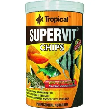 Krmivo pro rybičky Tropical Supervit Chips 250ml