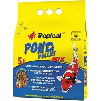 Krmivo pro rybičky TROPICAL Pond Pellet Mix S 5L