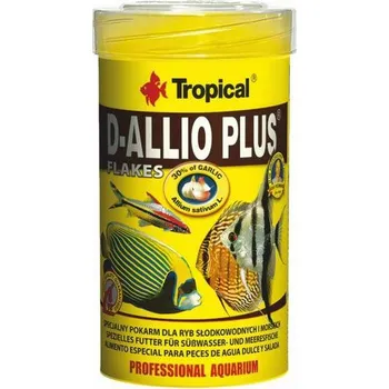 Krmivo pro rybičky TROPICAL D-ALLIO Plus Flakes 100ml