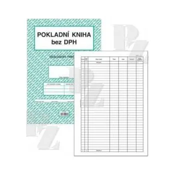 Tiskopis Pokladní kniha bez DPH A4 nepropis ET378, Baloušek