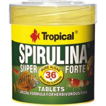 Krmivo pro rybičky TROPICAL Super Spiru Forte Tablets A 36% 50ml - cca. 80ks