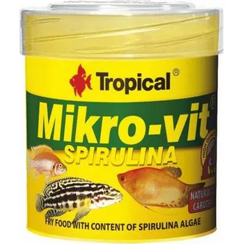 Krmivo pro rybičky TROPICAL Mikrovit Spirulina 50ml