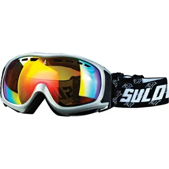 Sulov Sierra 1 stříbrné lyžařské brýle Kouřový + REVO zelená + DÁREK