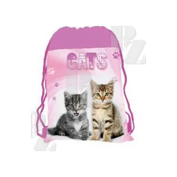 Školní sáček Pytel na cvičky Kočka 3-051 2015, Karton P+P