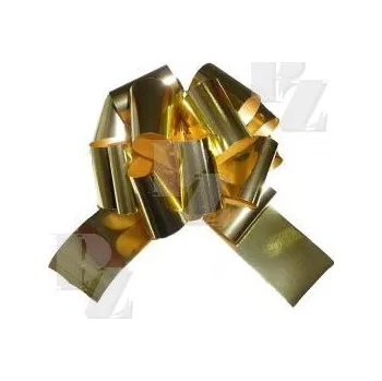 Stuha Stahovací mašle Metal 30/100cm zlatá, Stil