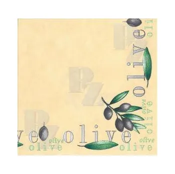 Jednorázový ubrus Papírový ubrus Olive Twig 40x40 Dunicel, Duni