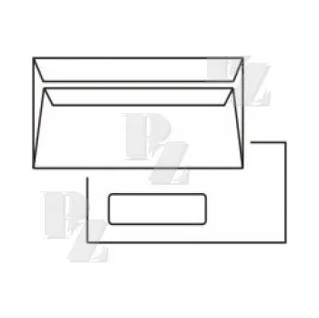 Obálka Obálka DL samolepicí okénko vlevo 100ks