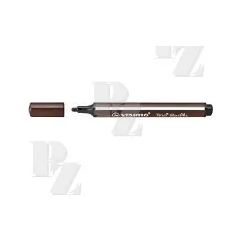 STABILO Trio Scribbi trojhranný fix 368/945 tm.hnědý, Stabilo