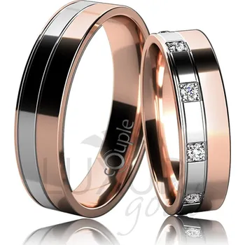 Prsten MAURICIUS snubní prsteny žluté, bílé zlato C 5 UE 1 ZBZ ( C 5 UE 1 ZBZ )