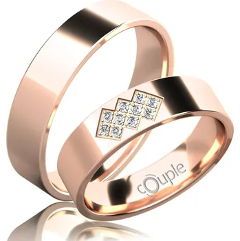 Prsten FLAMENCO snubní prsteny červené zlato C 5 PCW 2 (C 5 PCW 2)