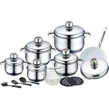 Sada nádobí Royalty Line-1802C 18-dílná sada nerezových hrnců