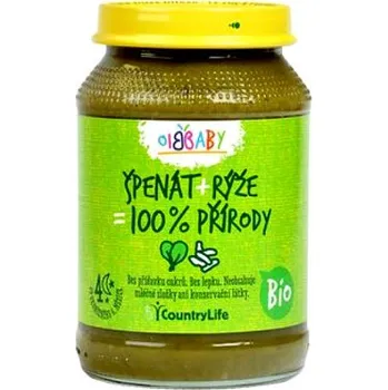 Recenze Country Life Bio Příkrm špenát a rýže 190 g