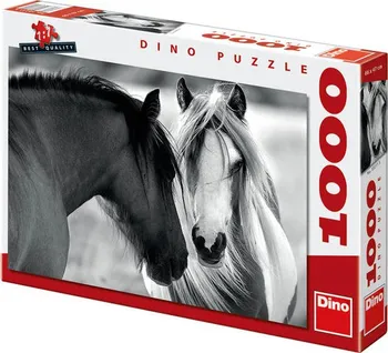 puzzle DINO Černobílí koně