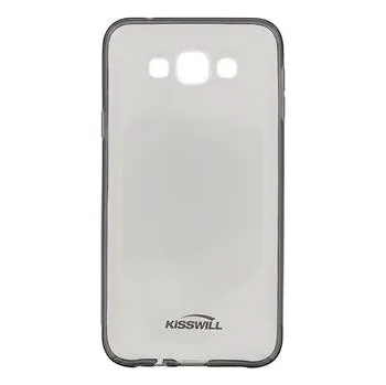 Pouzdro na mobilní telefon Kisswill TPU černé transparentní silikonové pouzdro pro Samsung E700 Galaxy E7
