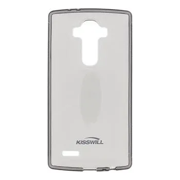 Pouzdro na mobilní telefon Kisswill TPU černé transparentní silikonové pouzdro pro LG G4