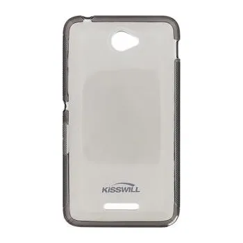 Pouzdro na mobilní telefon Kisswill TPU černé transparentní silikonové pouzdro pro Sony E2105 Xperia E4