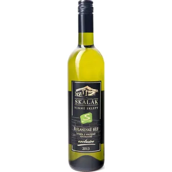 Víno Vinné sklepy Skalák Rulandské bílé 2013 výběr z hroznů 0,75 L polosladké bílé víno