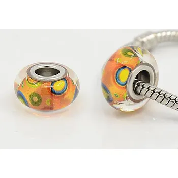 Korálek Korálek 37 ANY jarní vůně Oranž skleněný - TOPBEADS