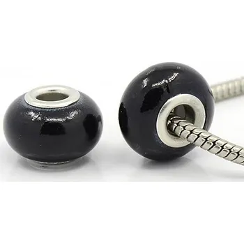 Korálek Korálek akryl černá NOC - TOPBEADS