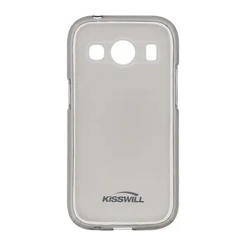 Pouzdro na mobilní telefon Kisswill TPU černé transparentní silikonové pouzdro pro Samsung G357 Galaxy Ace LTE