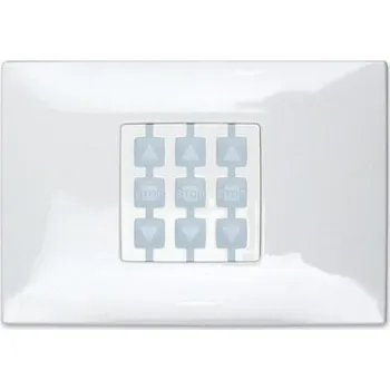 Nice WRW obdelníkový rámeček vysílače NiceWay, bílý