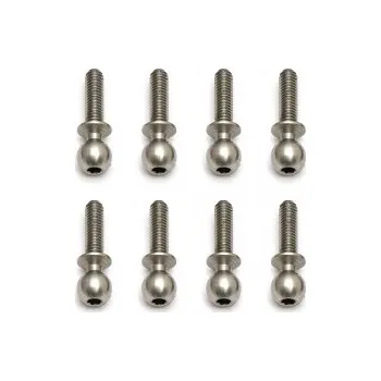 RC model Kulové čepy, střibrné, 10mm, 10ks.